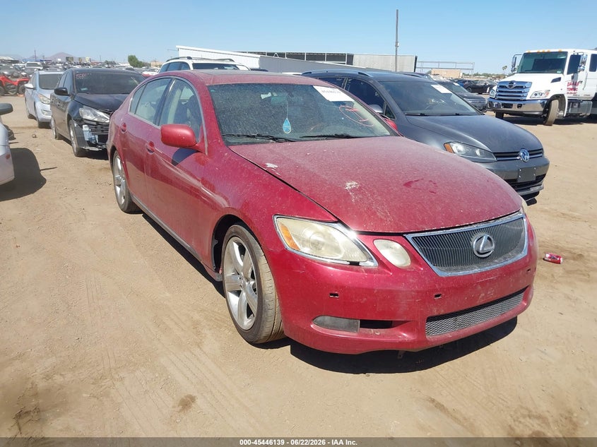 2006 Lexus Gs VIN JTHBN96S965013542 IAAI salvage auction — MECHANICAL, Salvage (Arizona), sold $575 on 2026-08-02 (photo 1)