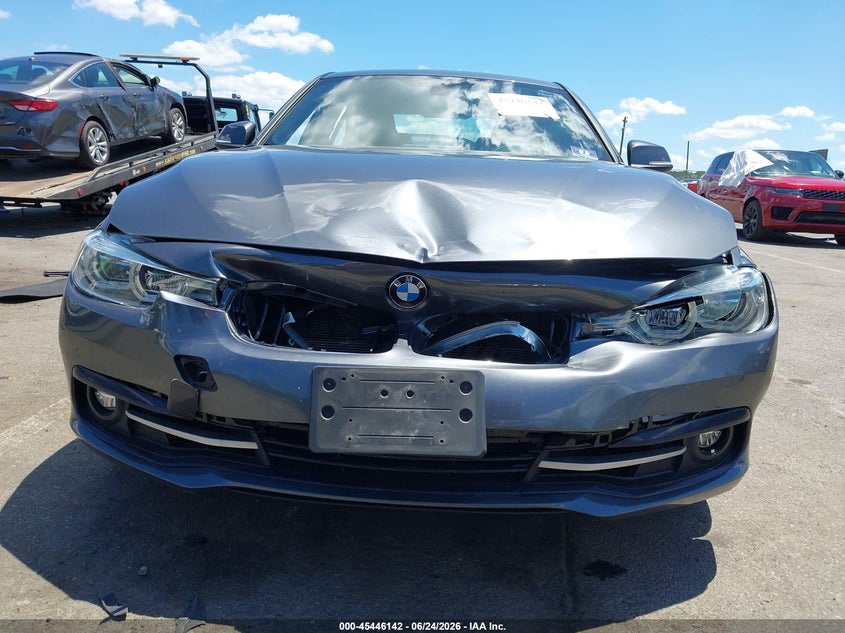 2018 BMW 3er VIN WBA8D9C56JA615423 IAAI salvage auction — FRONT END, Salvage (New Jersey), sold $7,650 on 2026-08-03 (photo 6)