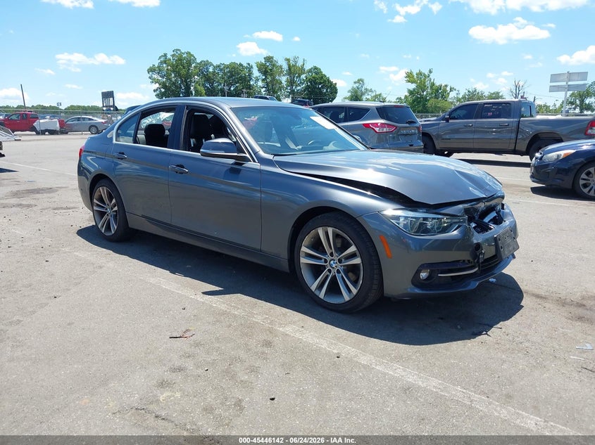 2018 BMW 3er VIN WBA8D9C56JA615423 IAAI salvage auction — FRONT END, Salvage (New Jersey), sold $7,650 on 2026-08-03 (photo 1)