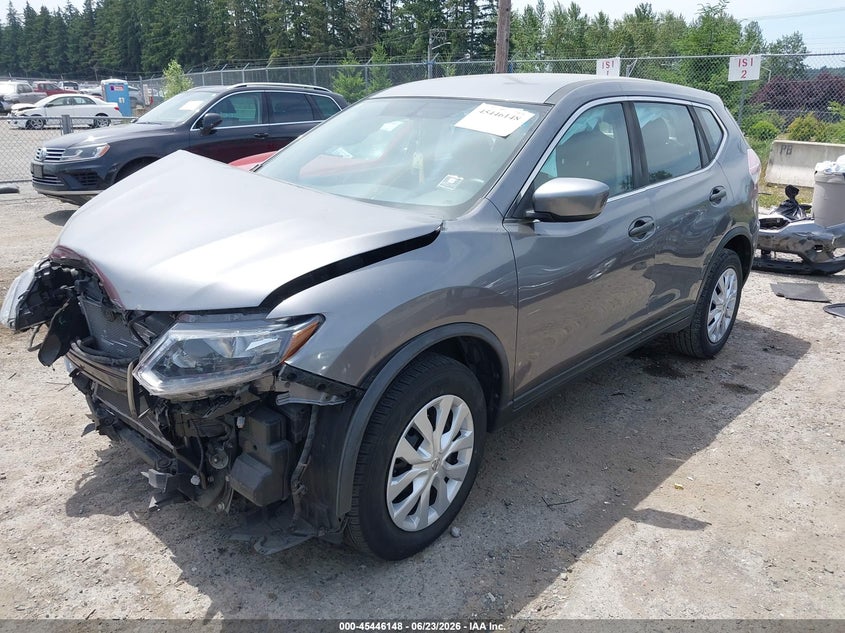 2016 Nissan Rogue VIN KNMAT2MT4GP687173 IAAI salvage auction — FRONT END, Salvage Title, sold $725 on 2026-07-22 (photo 2)