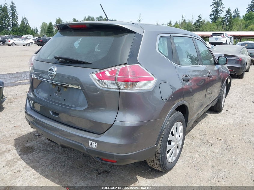 2016 Nissan Rogue VIN KNMAT2MT4GP687173 IAAI salvage auction — FRONT END, Salvage Title, sold $725 on 2026-07-22 (photo 4)