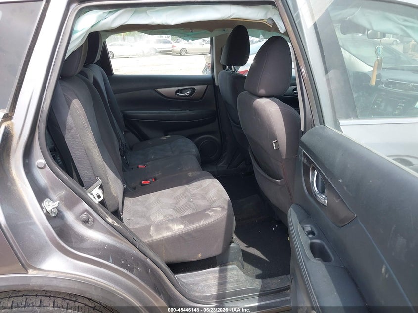 2016 Nissan Rogue VIN KNMAT2MT4GP687173 IAAI salvage auction — FRONT END, Salvage Title, sold $725 on 2026-07-22 (photo 8)