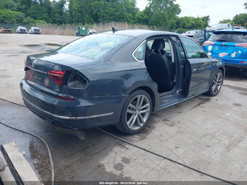 2017 Volkswagen Passat VIN 1VWDT7A36HC078476 IAAI salvage auction — SIDE, Salvage Title, sold $2,900 on 2026-07-22 (photo 4)