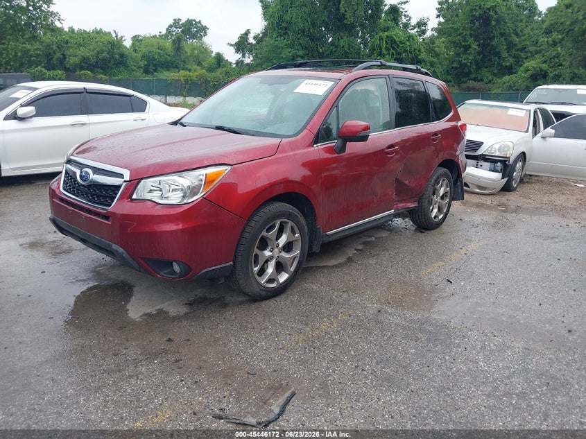 2015 Subaru Forester VIN JF2SJAUC8FH401369 IAAI salvage auction — SIDE, Salvage - Greater Than 75% (Maryland), sold $2,125 on 2026-07-09 (photo 2)