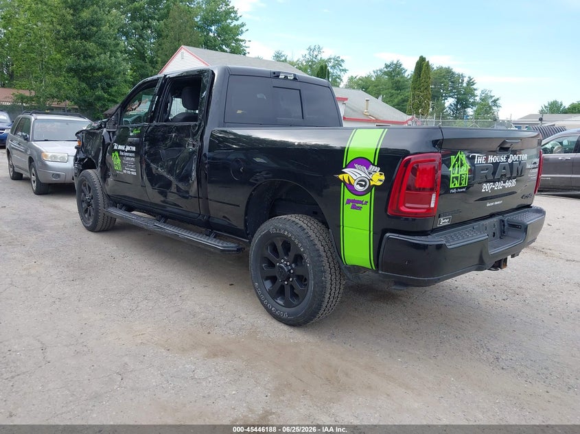 2025 Ram 2500 VIN 3C6UR5DJ8SG523392 IAAI salvage auction — SIDE, Salvage Title, sold $12,800 on 2026-07-26 (photo 3)