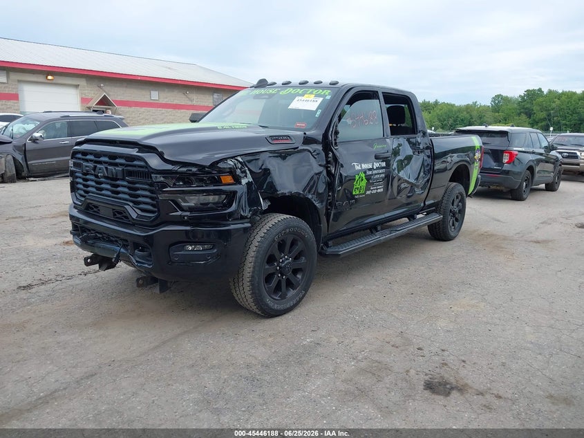 2025 Ram 2500 VIN 3C6UR5DJ8SG523392 IAAI salvage auction — SIDE, Salvage Title, sold $12,800 on 2026-07-26 (photo 2)