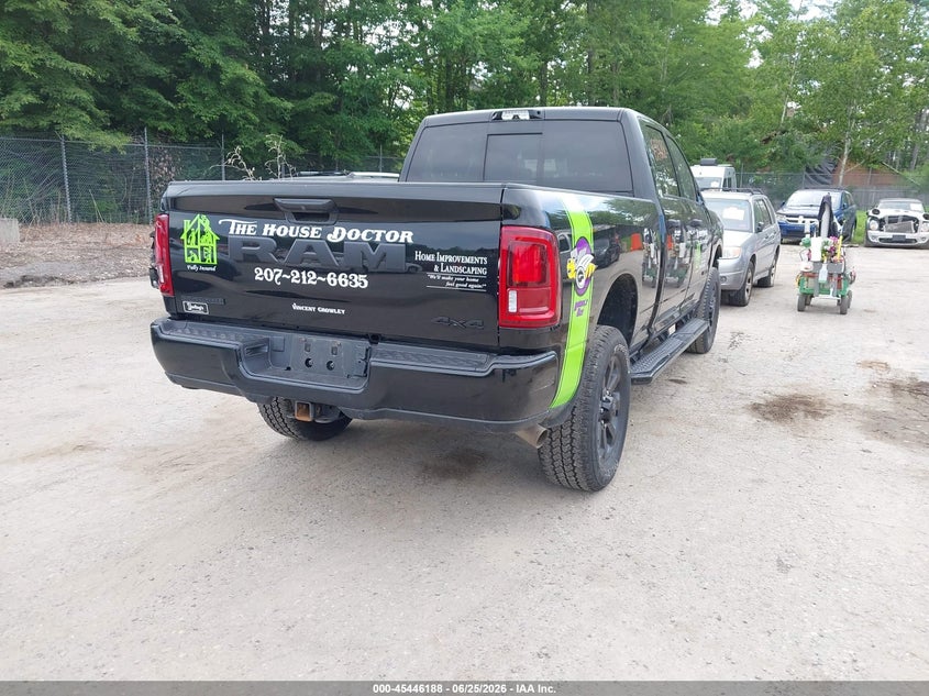 2025 Ram 2500 VIN 3C6UR5DJ8SG523392 IAAI salvage auction — SIDE, Salvage Title, sold $12,800 on 2026-07-26 (photo 4)