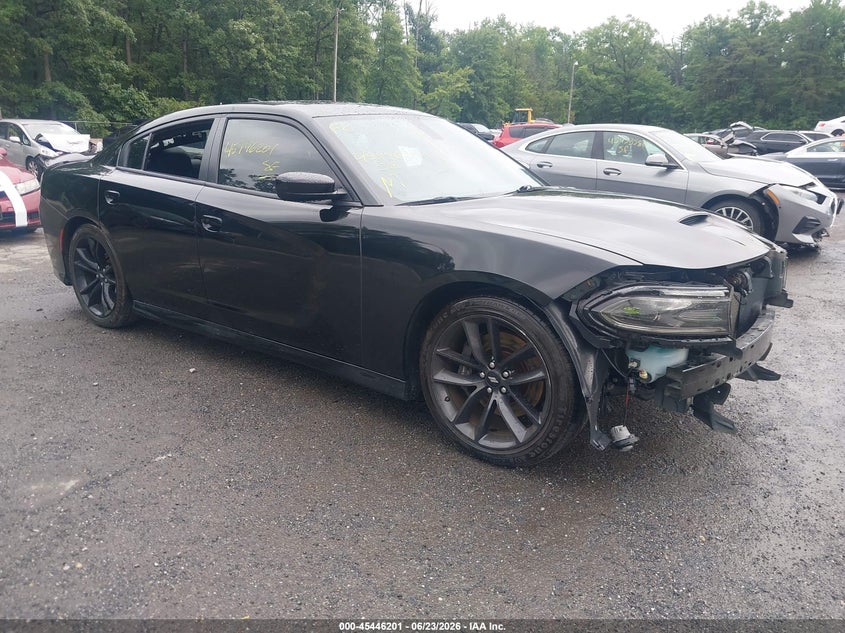 2021 Dodge Charger VIN 2C3CDXHG1MH640218 IAAI salvage auction — FRONT END, Salvage Title, sold $4,275 on 2026-08-30 (photo 1)