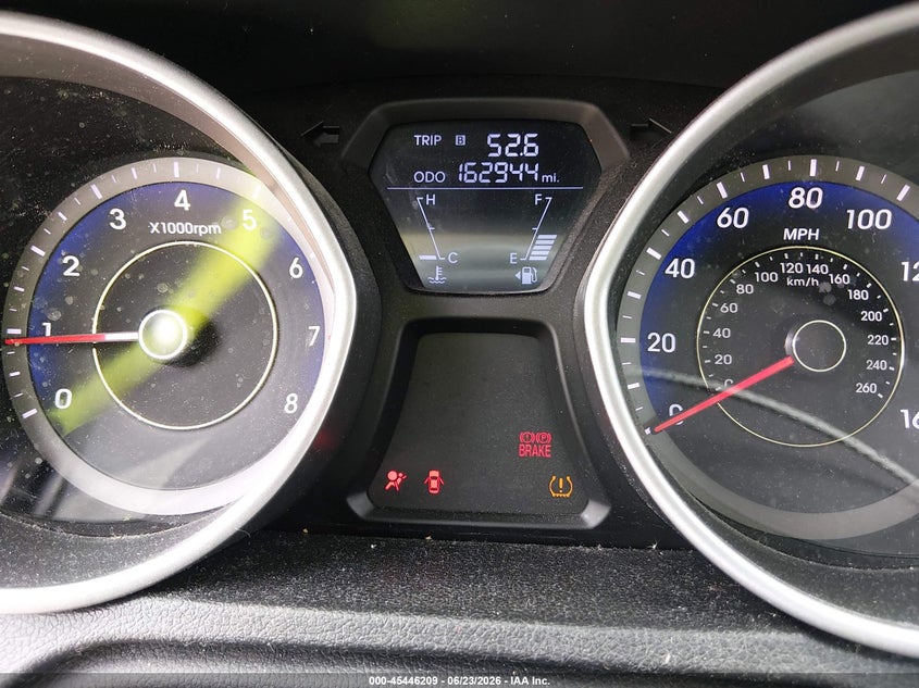 2013 Hyundai Elantra VIN KMHDH6AE4DU018518 IAAI salvage auction — NORMAL WEAR, Original (Texas), sold $925 on 2026-07-20 (photo 7)