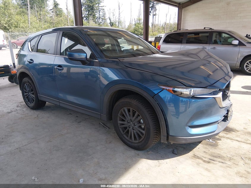 2021 Mazda Cx-5 VIN JM3KFBCM6M1491991 IAAI salvage auction — FRONT & REAR, Bill Of Sale (Washington), sold $4,050 on 2026-07-29 (photo 1)