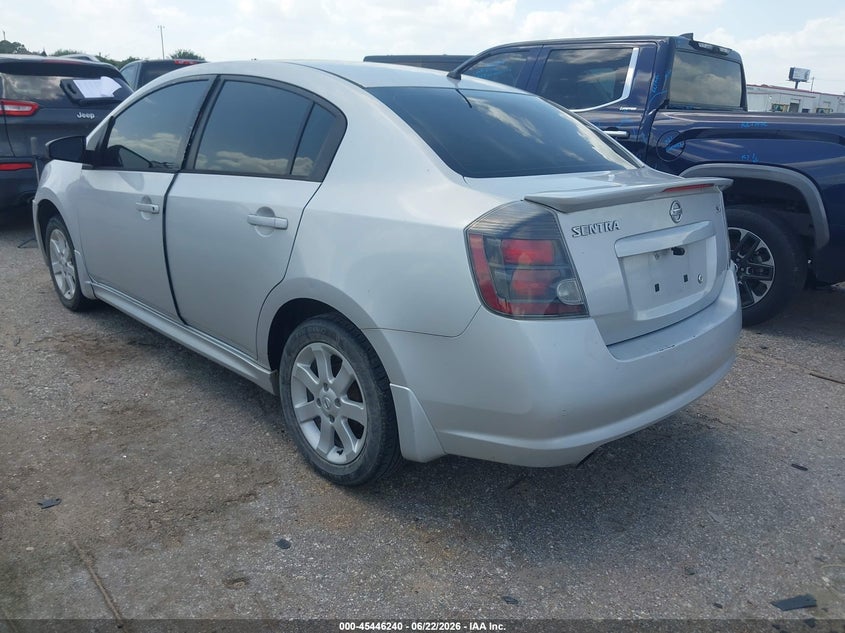 2012 Nissan Sentra VIN 3N1AB6AP0CL782467 IAAI salvage auction — NORMAL WEAR, Original (Texas), sold $750 on 2026-07-19 (photo 3)