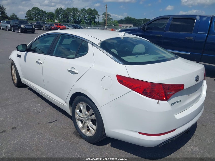 2013 Kia Optima VIN 5XXGM4A73DG097706 IAAI salvage auction — FRONT END, Salvage (Florida), sold $400 on 2026-07-15 (photo 3)