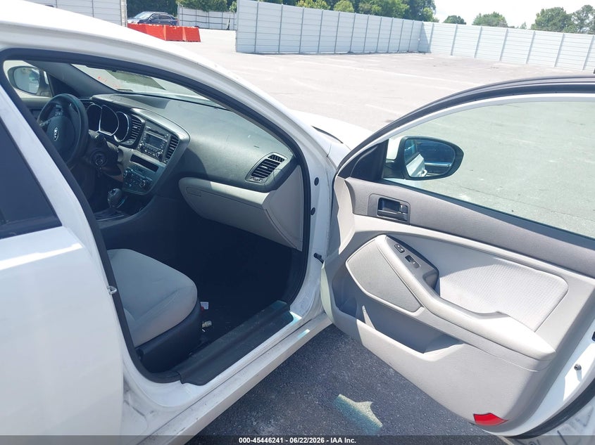 2013 Kia Optima VIN 5XXGM4A73DG097706 IAAI salvage auction — FRONT END, Salvage (Florida), sold $400 on 2026-07-15 (photo 5)