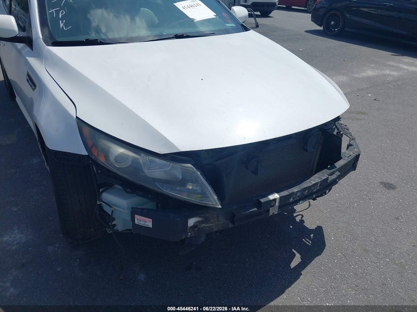 2013 Kia Optima VIN 5XXGM4A73DG097706 IAAI salvage auction — FRONT END, Salvage (Florida), sold $400 on 2026-07-15 (photo 6)