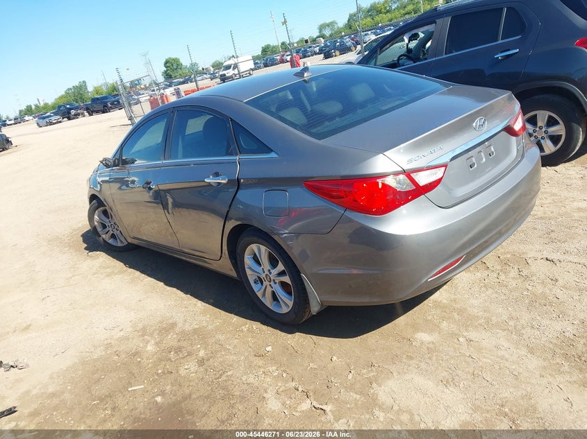 2013 Hyundai Sonata VIN 5NPEC4AC0DH688443 IAAI salvage auction — LEFT FRONT, Clear (Illinois), sold $350 on 2026-07-15 (photo 3)