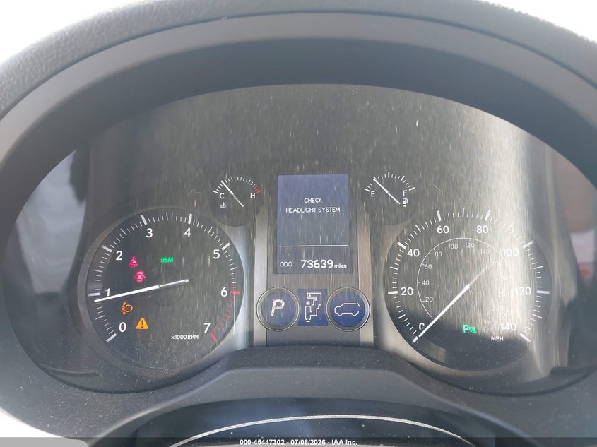 2019 Lexus Gx VIN JTJBM7FX0K5239707 IAAI salvage auction — FRONT END, Salvage (Mississippi), sold $15,100 on 2026-08-02 (photo 7)