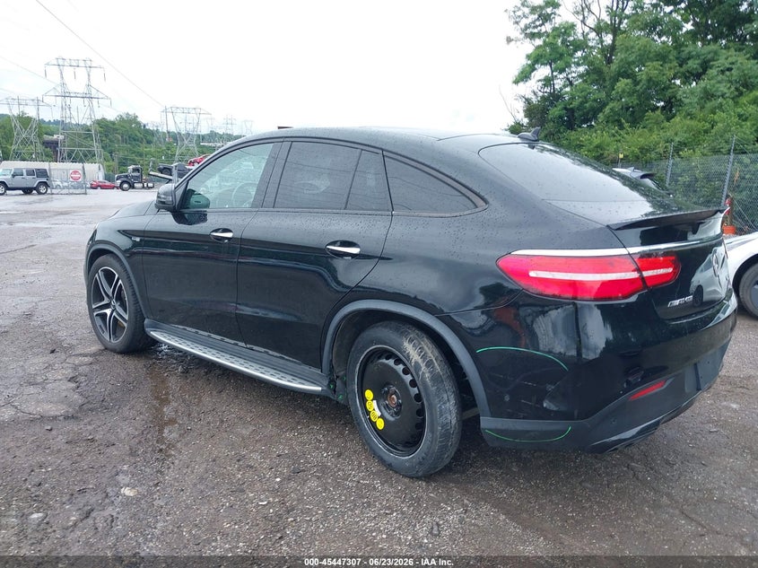 2019 Mercedes-benz Amg gle coupe VIN 4JGED6EB0KA130604 IAAI salvage auction — FRONT END, Salvage Title, sold $22,400 on 2026-08-12 (photo 3)