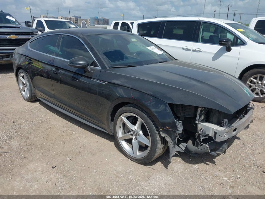 2019 Audi A5 VIN WAUENCF57KA100375 — IAAI salvage auction photo