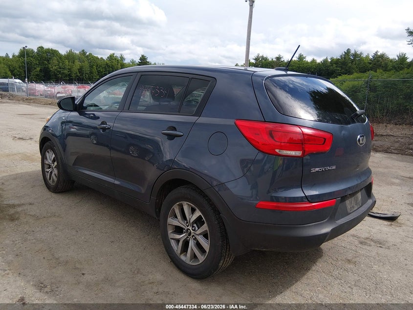 2016 Kia Sportage VIN KNDPBCAC1G7811682 IAAI salvage auction — RIGHT FRONT, Salvage (Maine), sold $850 on 2026-07-31 (photo 3)