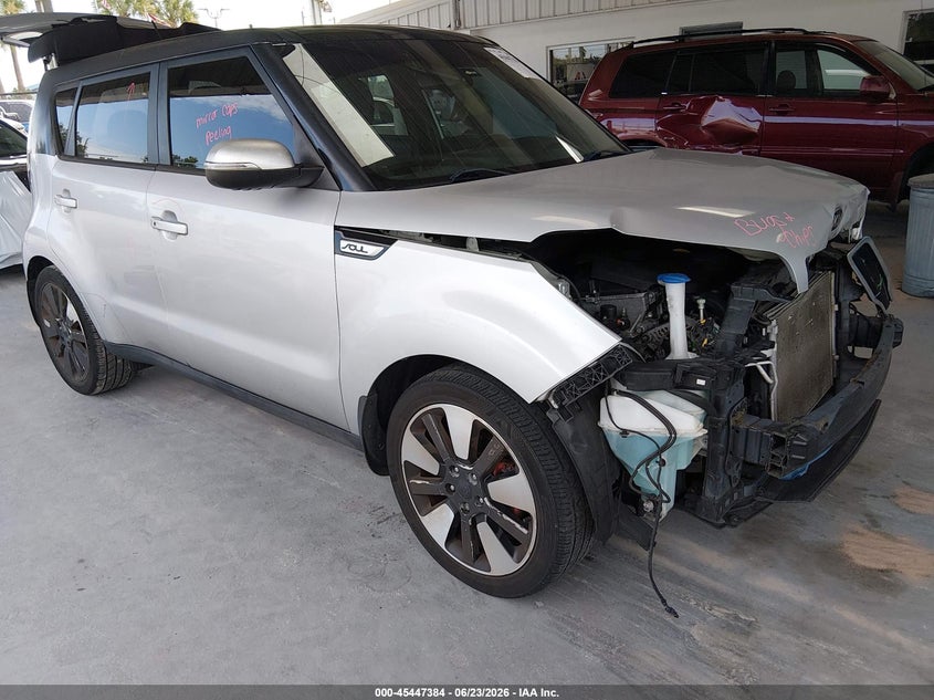 2014 Kia Soul VIN KNDJX3A56E7730182 IAAI salvage auction — FRONT END, Salvage Title, sold $1,250 on 2026-07-22 (photo 1)
