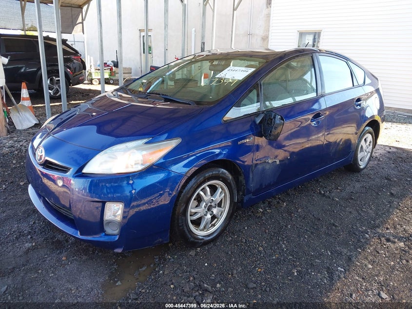 2010 Toyota Prius VIN JTDKN3DU1A1122063 IAAI salvage auction — LEFT SIDE, Salvage (Delaware), sold $1,100 on 2026-07-27 (photo 2)