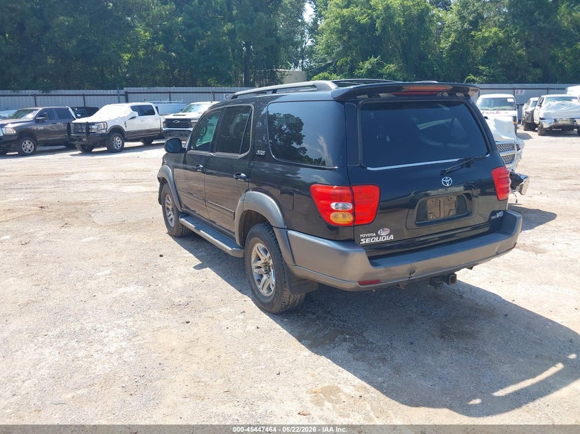 2004 Toyota Sequoia VIN 5TDZT34A04S210734 IAAI salvage auction — FRONT END, Salvage (Texas), sold $850 on 2026-07-09 (photo 3)