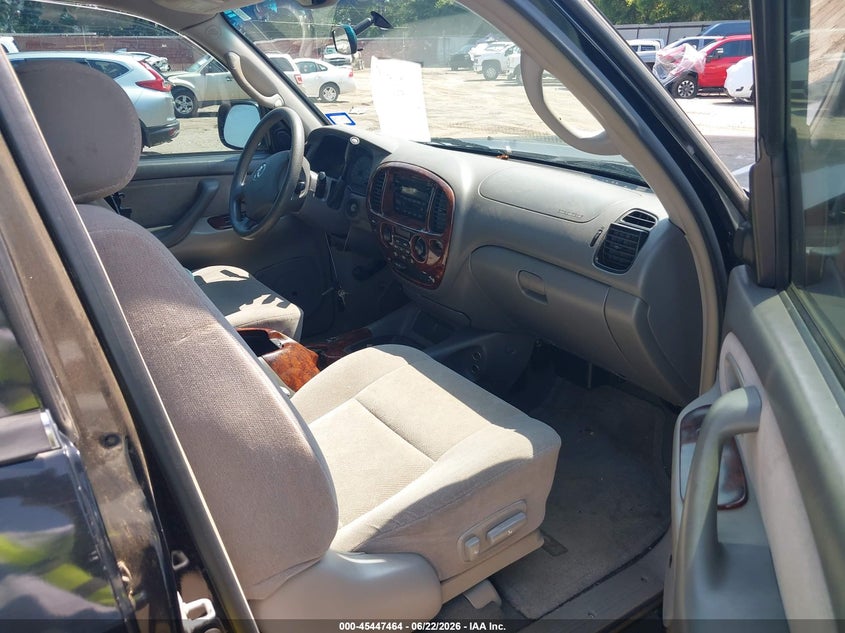 2004 Toyota Sequoia VIN 5TDZT34A04S210734 IAAI salvage auction — FRONT END, Salvage (Texas), sold $850 on 2026-07-09 (photo 5)
