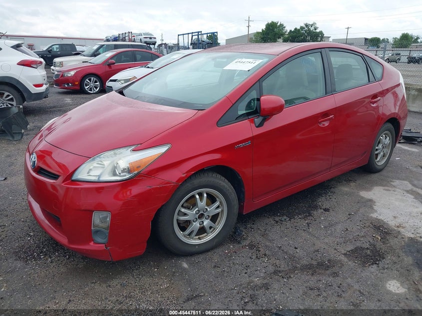 2010 Toyota Prius VIN JTDKN3DU3A1274538 IAAI salvage auction — NORMAL WEAR, Clear - Public Restricted (Oklahoma), sold $75 on 2026-07-07 (photo 2)