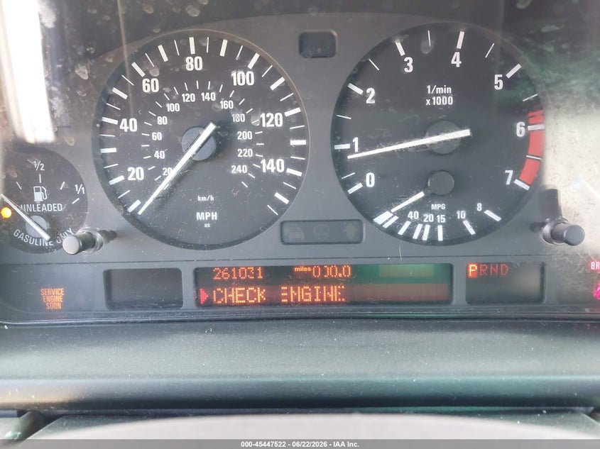 2001 BMW 5 series VIN WBADN63401GM73861 IAAI salvage auction — NORMAL WEAR, Clear-Dealer Only (Arizona), sold $325 on 2026-07-28 (photo 7)