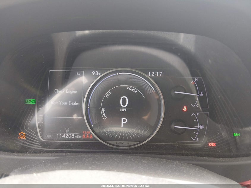 2020 Lexus Ux VIN JTHP9JBH5L2032611 IAAI salvage auction — REAR END, Wait Title, sold $10,400 on 2026-08-25 (photo 7)