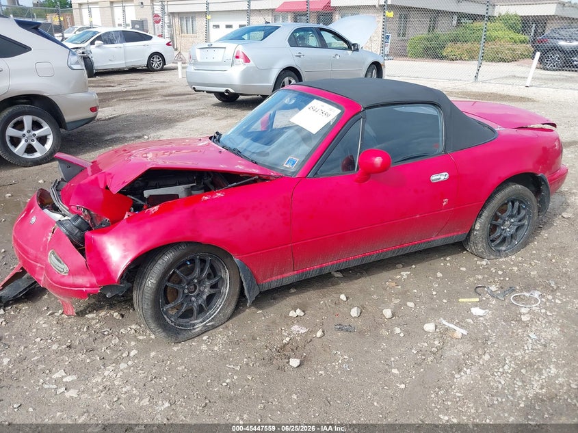 1994 Mazda Mx-5 miata VIN JM1NA3537R0505697 IAAI salvage auction — FRONT END, Junk Bill Of Sale Mv2459 (Wisconsin), sold $350 on 2026-07-14 (photo 2)