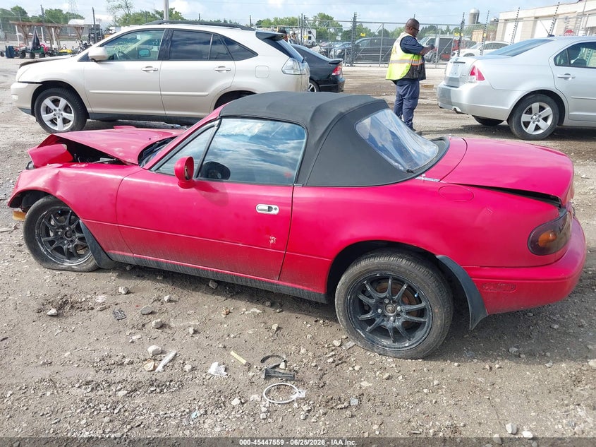 1994 Mazda Mx-5 miata VIN JM1NA3537R0505697 IAAI salvage auction — FRONT END, Junk Bill Of Sale Mv2459 (Wisconsin), sold $350 on 2026-07-14 (photo 3)