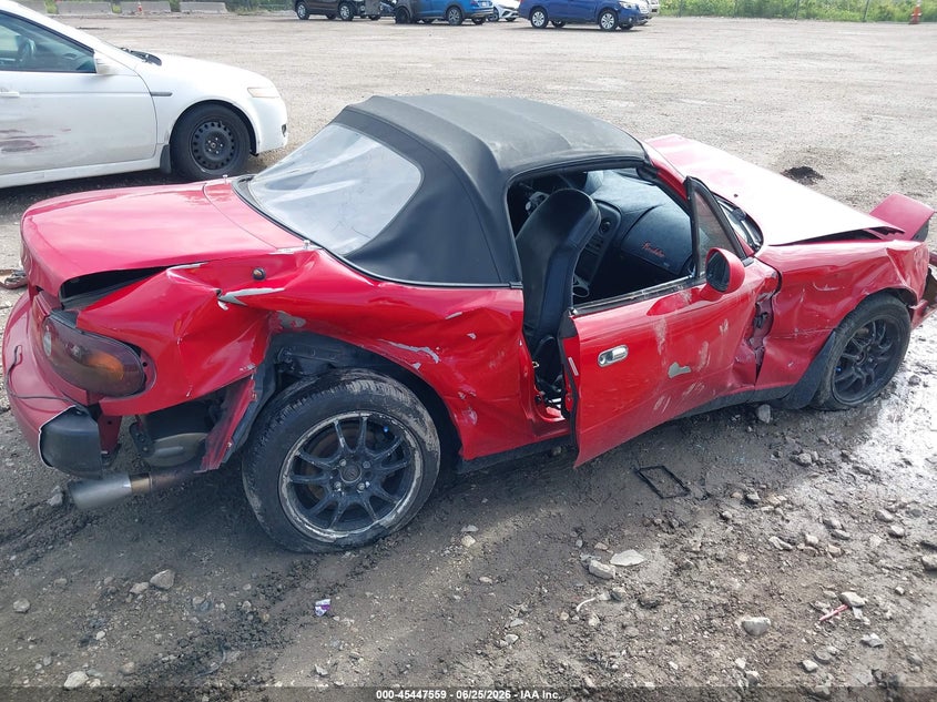 1994 Mazda Mx-5 miata VIN JM1NA3537R0505697 IAAI salvage auction — FRONT END, Junk Bill Of Sale Mv2459 (Wisconsin), sold $350 on 2026-07-14 (photo 4)