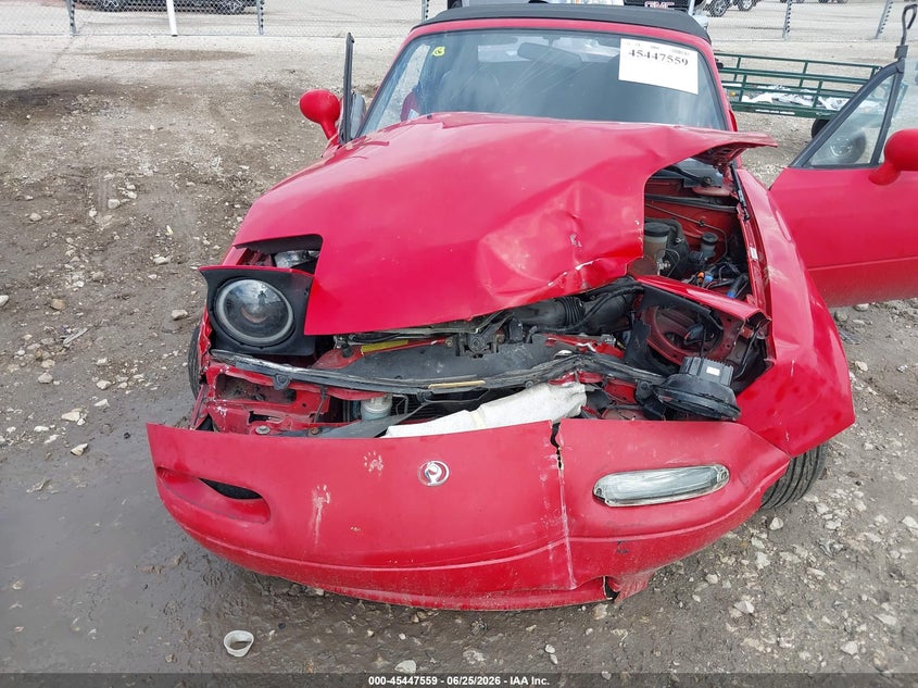 1994 Mazda Mx-5 miata VIN JM1NA3537R0505697 IAAI salvage auction — FRONT END, Junk Bill Of Sale Mv2459 (Wisconsin), sold $350 on 2026-07-14 (photo 6)