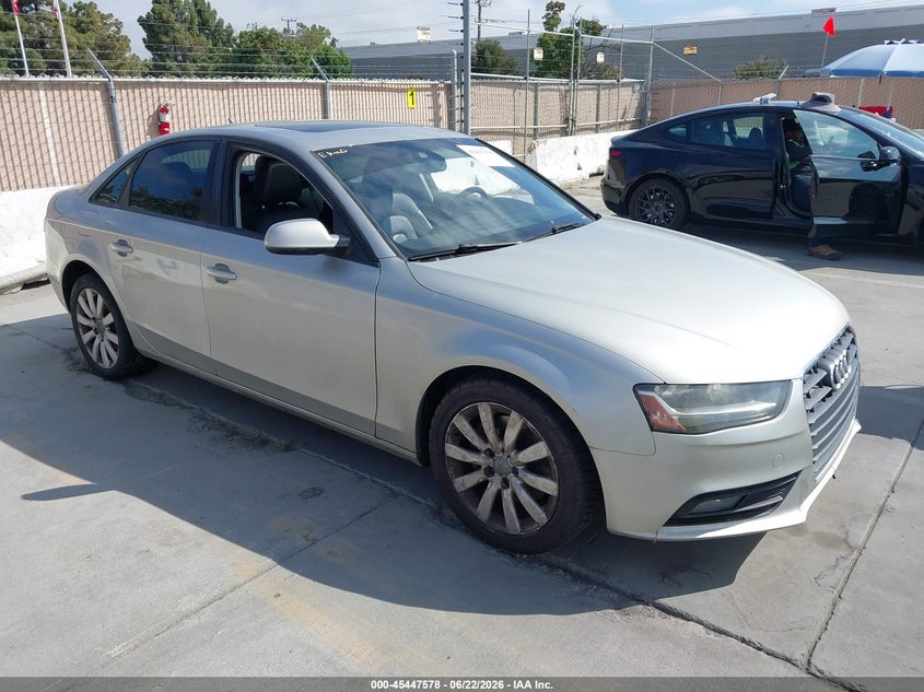 2014 Audi A4 VIN WAUAFAFL5EN034727 IAAI salvage auction — NORMAL WEAR, Clear - Dealer Only (California), sold $450 on 2026-07-29 (photo 1)