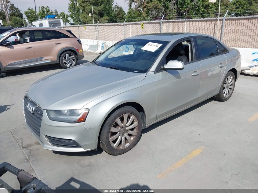 2014 Audi A4 VIN WAUAFAFL5EN034727 IAAI salvage auction — NORMAL WEAR, Clear - Dealer Only (California), sold $450 on 2026-07-29 (photo 2)