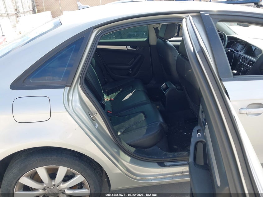 2014 Audi A4 VIN WAUAFAFL5EN034727 IAAI salvage auction — NORMAL WEAR, Clear - Dealer Only (California), sold $450 on 2026-07-29 (photo 8)