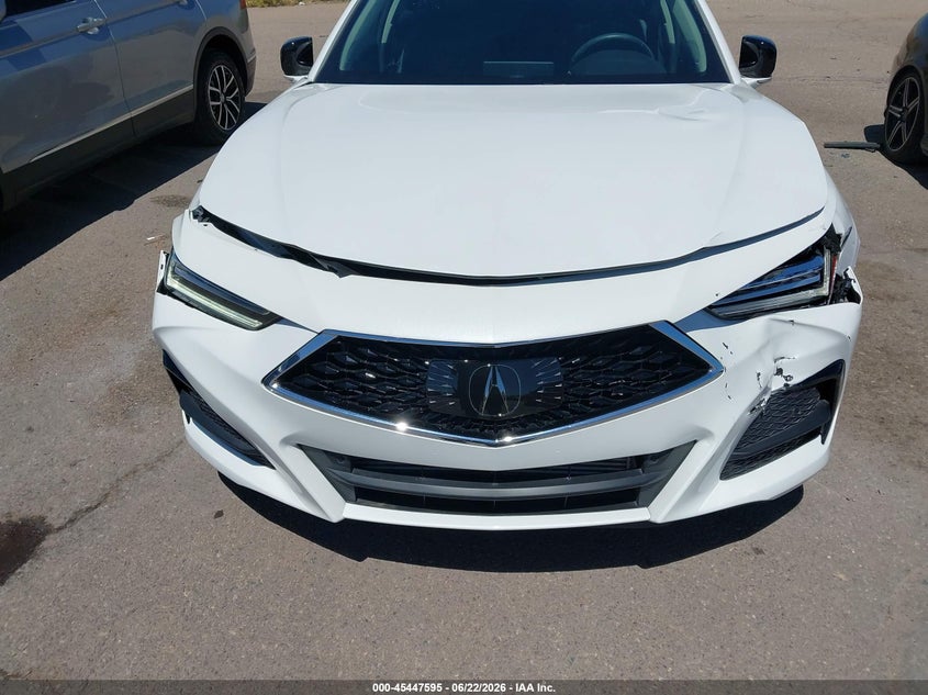 2021 Acura Tlx VIN 19UUB5F49MA016041 IAAI salvage auction — FRONT END, Salvage Title, sold $8,825 on 2026-08-20 (photo 6)
