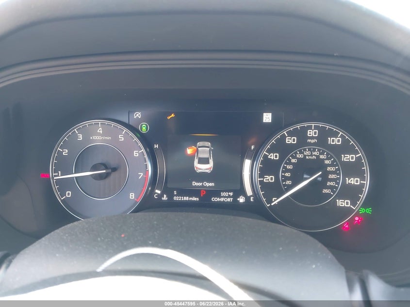 2021 Acura Tlx VIN 19UUB5F49MA016041 IAAI salvage auction — FRONT END, Salvage Title, sold $8,825 on 2026-08-20 (photo 7)