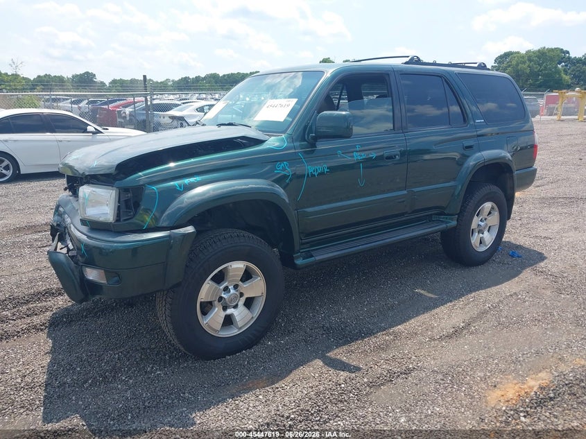 1999 Toyota 4runner VIN JT3GN87R8X0134935 IAAI salvage auction — RIGHT FRONT, Salvage (Idaho), sold $1,200 on 2026-07-14 (photo 2)