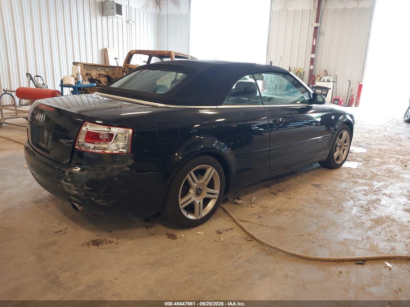 2008 Audi A4 VIN WAUDF48H48K013476 IAAI salvage auction — REAR END, Clear (Michigan), sold $850 on 2026-07-08 (photo 4)
