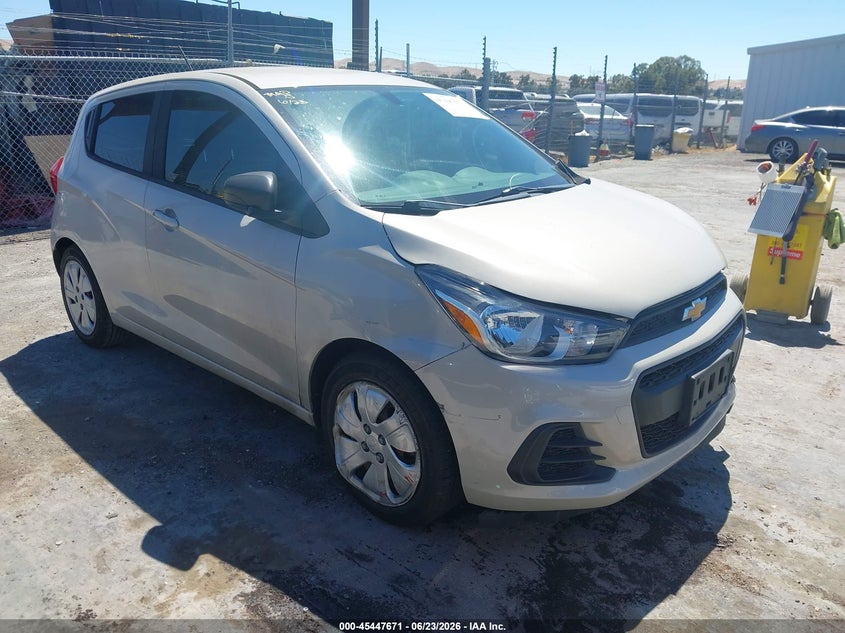 2017 Chevrolet Spark VIN KL8CB6SA3HC825131 IAAI salvage auction — FRONT END, Salvage Title, sold $875 on 2026-07-18 (photo 1)