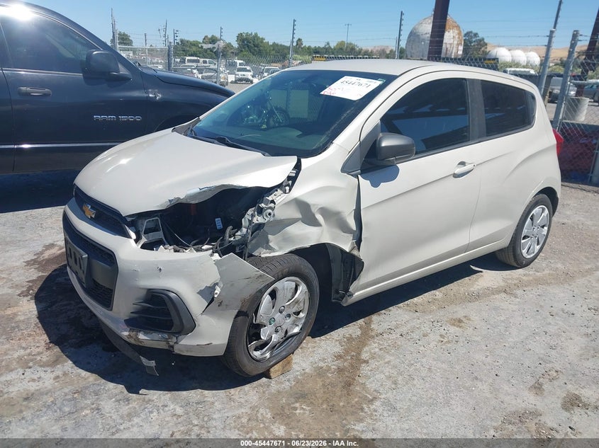 2017 Chevrolet Spark VIN KL8CB6SA3HC825131 IAAI salvage auction — FRONT END, Salvage Title, sold $875 on 2026-07-18 (photo 2)