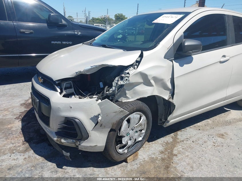 2017 Chevrolet Spark VIN KL8CB6SA3HC825131 IAAI salvage auction — FRONT END, Salvage Title, sold $875 on 2026-07-18 (photo 6)