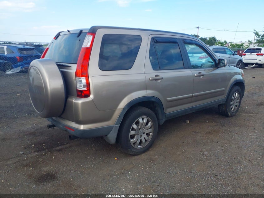 2006 Honda Cr-v VIN SHSRD78966U446633 IAAI salvage auction — NORMAL WEAR, Clear (New Jersey), sold $25 on 2026-07-27 (photo 4)