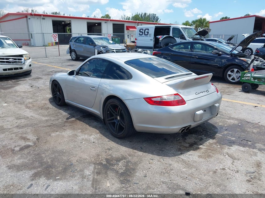 2007 Porsche 911 VIN WP0AB29967S732501 IAAI salvage auction — RIGHT FRONT, Rebuildable (Florida), sold $21,000 on 2026-07-20 (photo 3)
