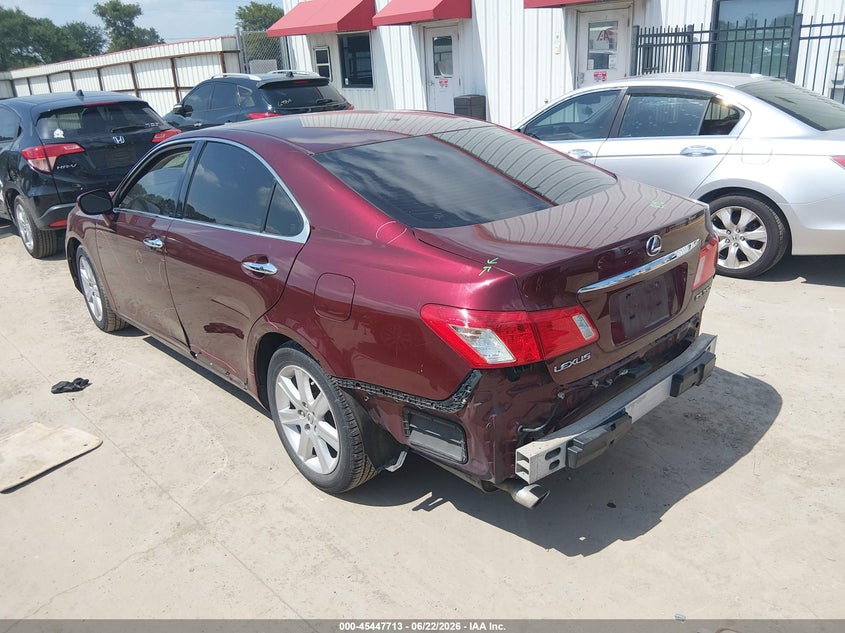 2008 Lexus Es 350 VIN JTHBJ46G682181153 IAAI salvage auction — FRONT & REAR, Salvage (Texas), sold $1,000 on 2026-07-14 (photo 3)
