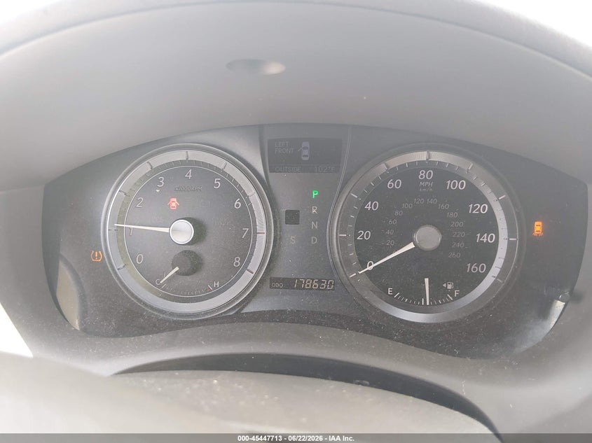 2008 Lexus Es 350 VIN JTHBJ46G682181153 IAAI salvage auction — FRONT & REAR, Salvage (Texas), sold $1,000 on 2026-07-14 (photo 7)