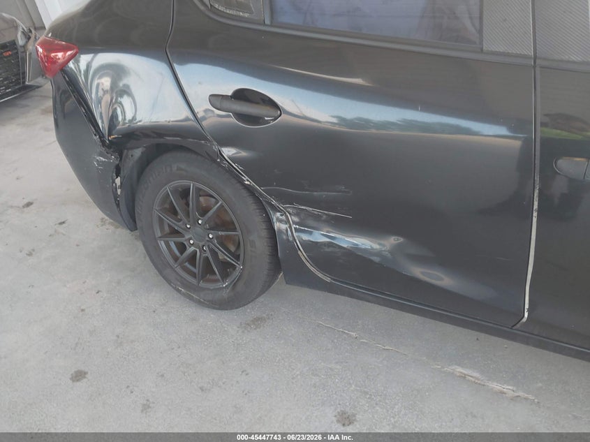 2014 Mazda 3 VIN JM1BM1T77E1185726 IAAI salvage auction — RIGHT REAR, Salvage Title, sold $650 on 2026-07-22 (photo 6)