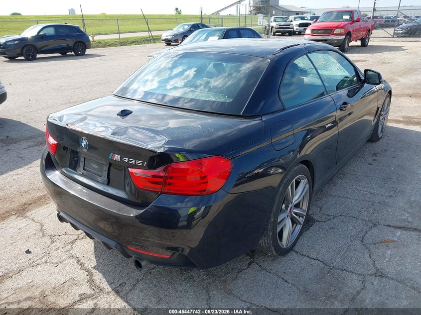 2014 BMW 4er VIN WBA3T3C5XEJ876649 IAAI salvage auction — STORM DAMAGE, Salvage (Illinois), sold $4,000 on 2026-08-12 (photo 4)
